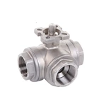 Sanitary Stainless Steel Three-Way Ball Valve