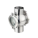 Sanitary Stainless Steel Four-Way Sight Glass