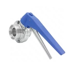 Sanitary Stainless Steel Manual Butterfly Valve With Plastic Handle