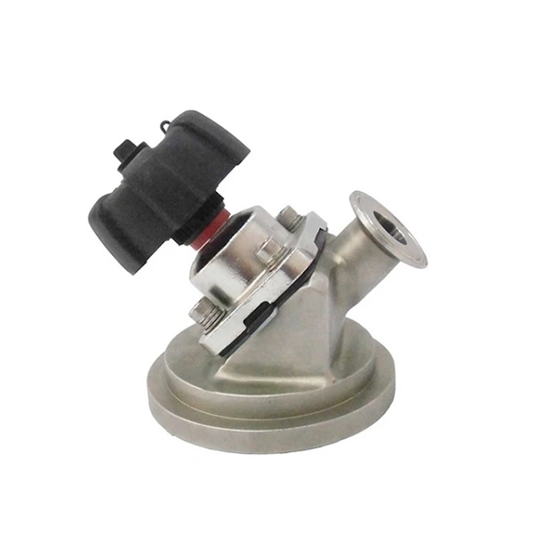 Stainless Steel Sanitary Manual Tank Bottom Diaphragm Valve