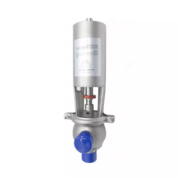 Sanitary Stainless Steel Pneumatic Stop Valve