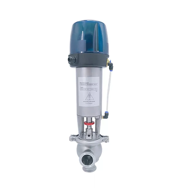 Sanitary Stainless Steel Intelligent Pneumatic Stop Valve