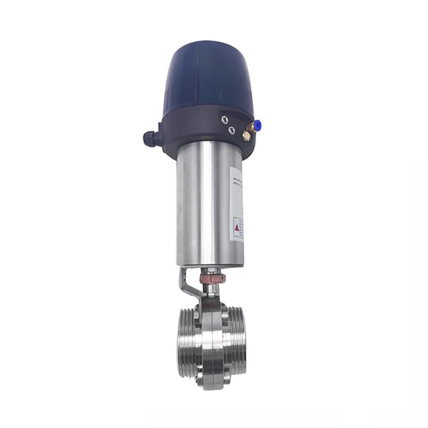 Sanitary Intelligent Control Pneumatic Butterfly Valve