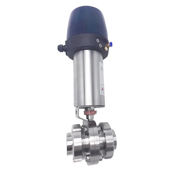 Sanitary Intelligent Control Pneumatic Butterfly Valve