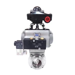 Sanitary Stainless Steel Electric Butterfly Valve