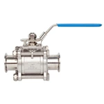 Food Grade Sanitary Manual 3Pcs Ball Valve