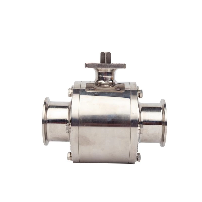 Stainless Steel Sanitary Full-Bore Non-Retention Ball Valve