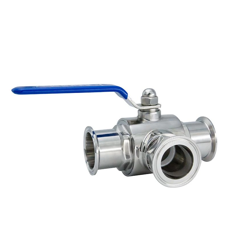 Sanitary Stainless Steel L-Type Three-Way Ball Valve