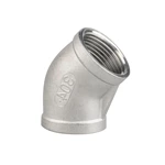 Stainless Steel NPT/BSPT Female/Male Thread 45 Degree Elbow