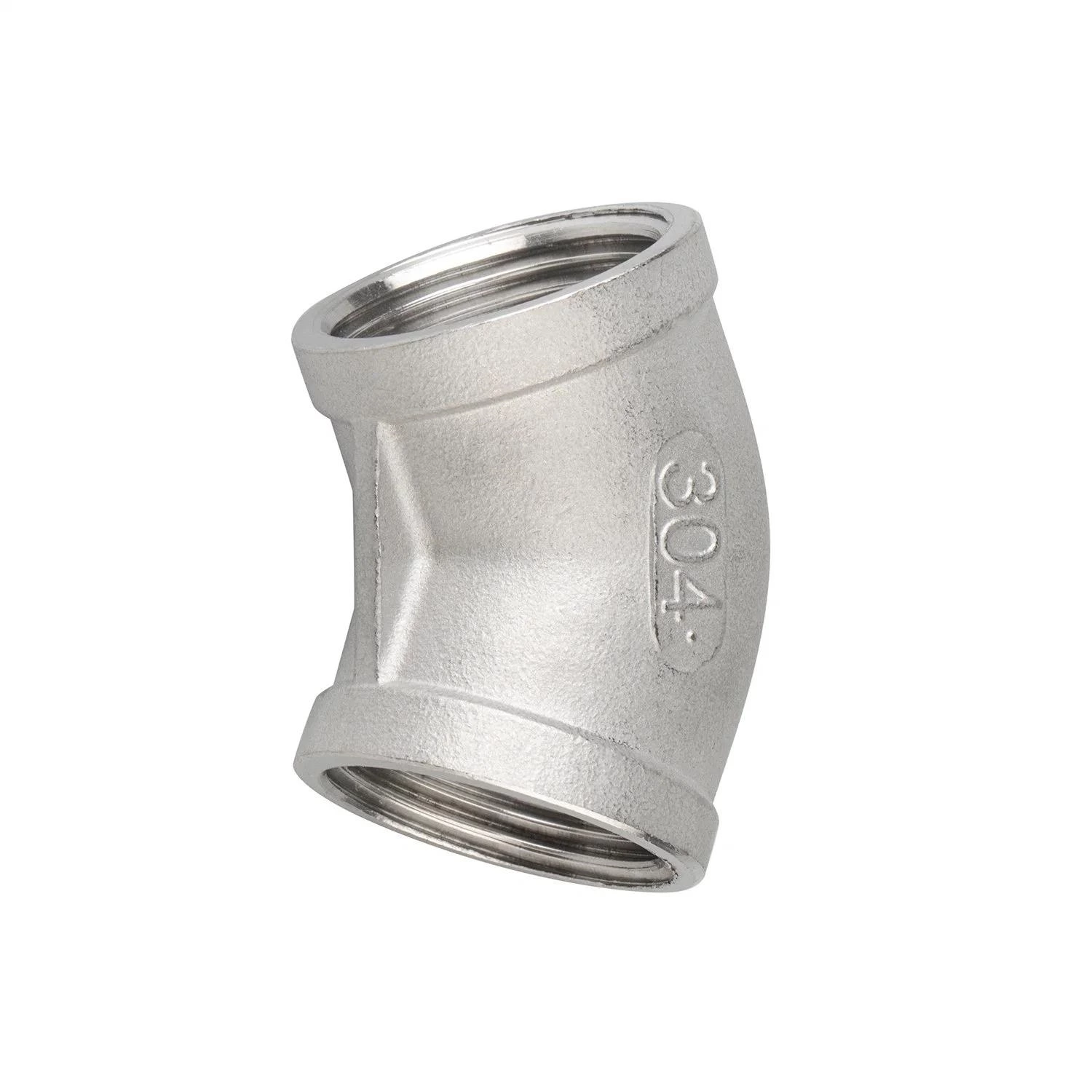 Stainless Steel NPT/BSPT Female/Male Thread 45 Degree Elbow