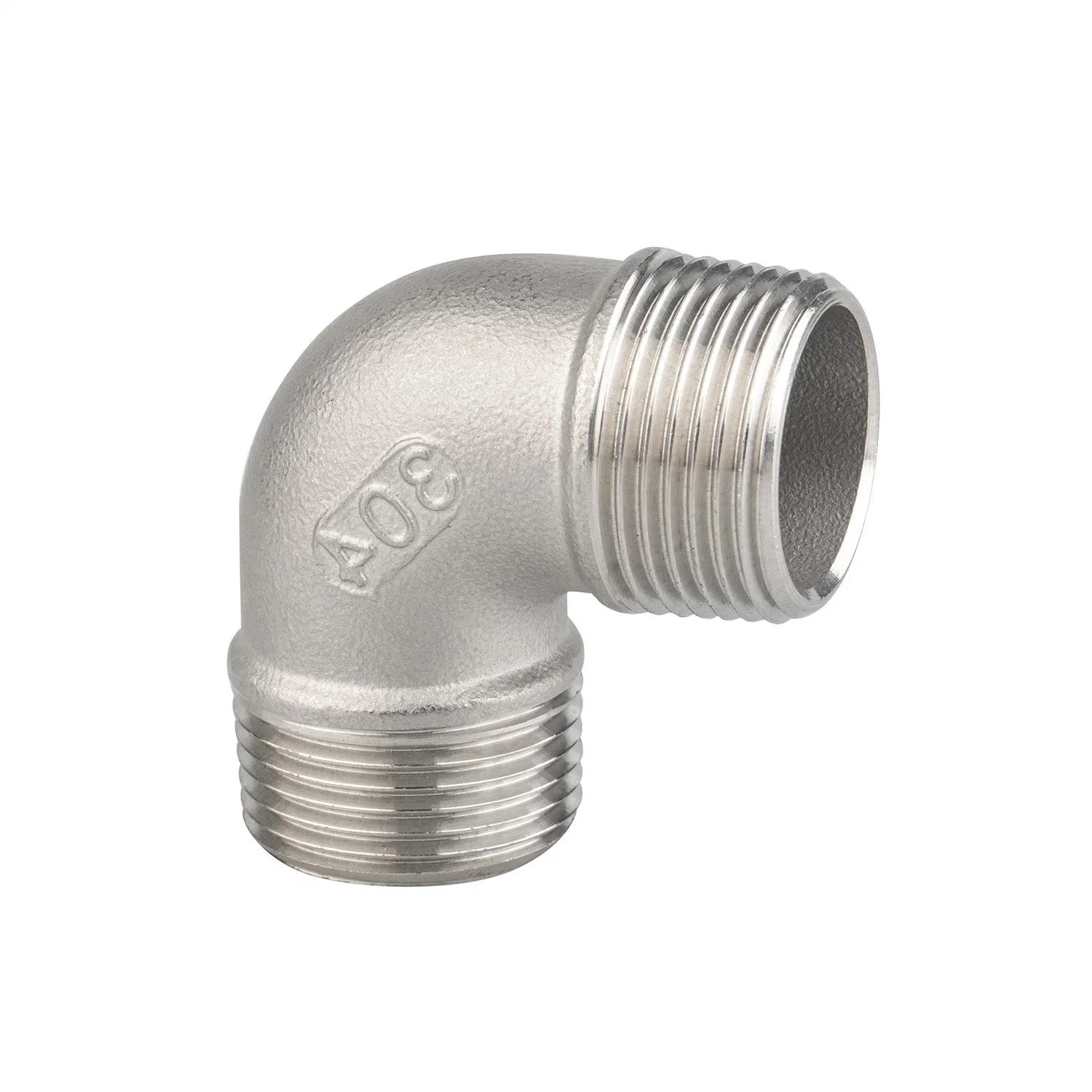 Stainless Steel External Thread 90 Degree Elbow