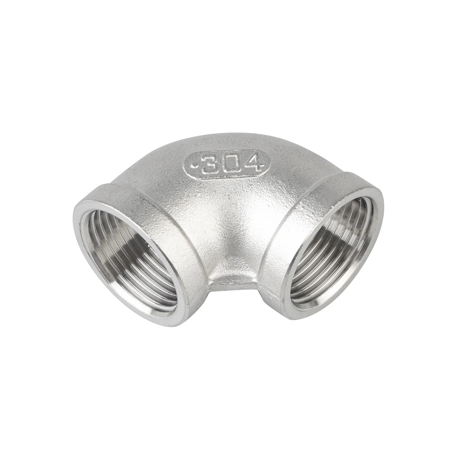 Stainless Steel NPT/BSPT Female/Male Thread 90 Degree Elbow