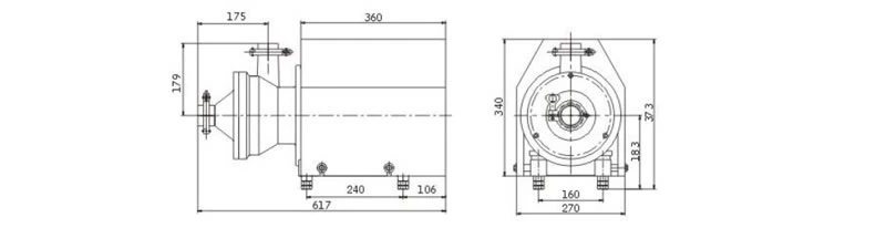 2.2Kw-10T-24m Return pump (self-priming pump)